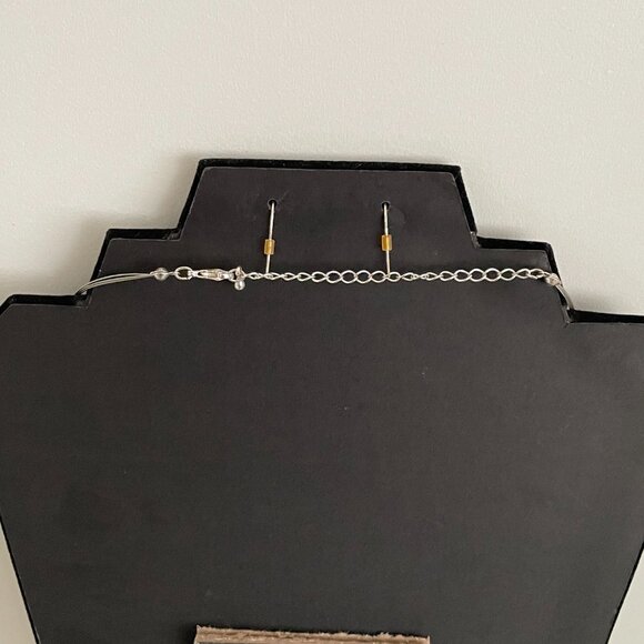 3 Strand Beaded Necklace and Earrings Set - Picture 5 of 5